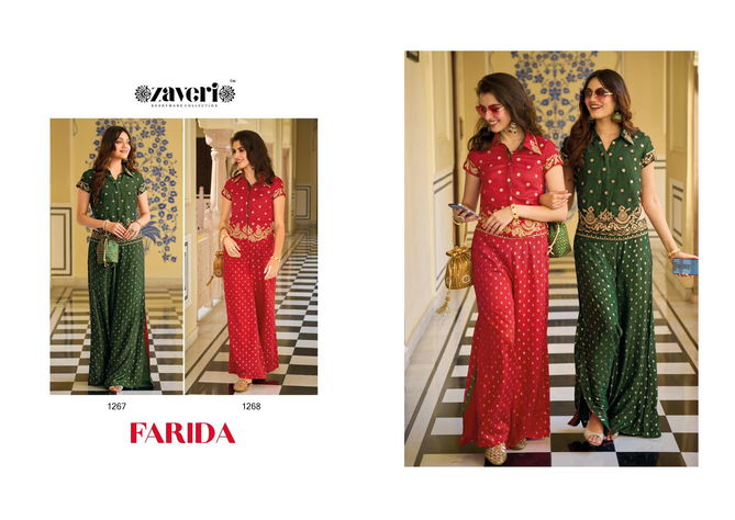 Farida By Zaveri Silk Embroidered Cord Set Readymade Suits Wholesale Shop In Surat
